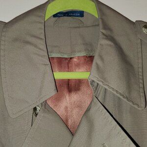 TOWNCRAFT MEN'S BEIGE RAINCOAT, SIZE 42 LONG